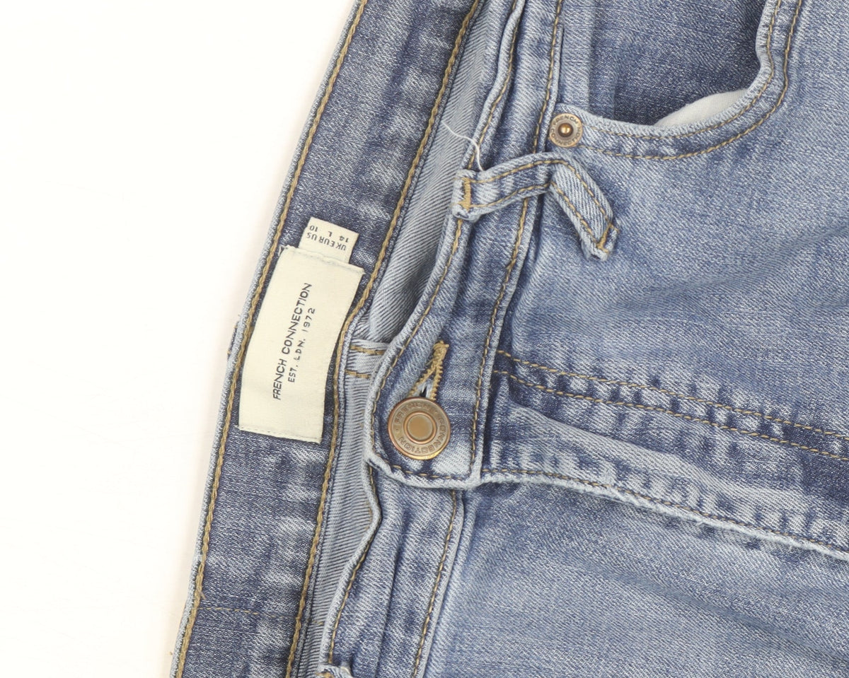 French Connection Women's Blue Skinny Jeans Size 10