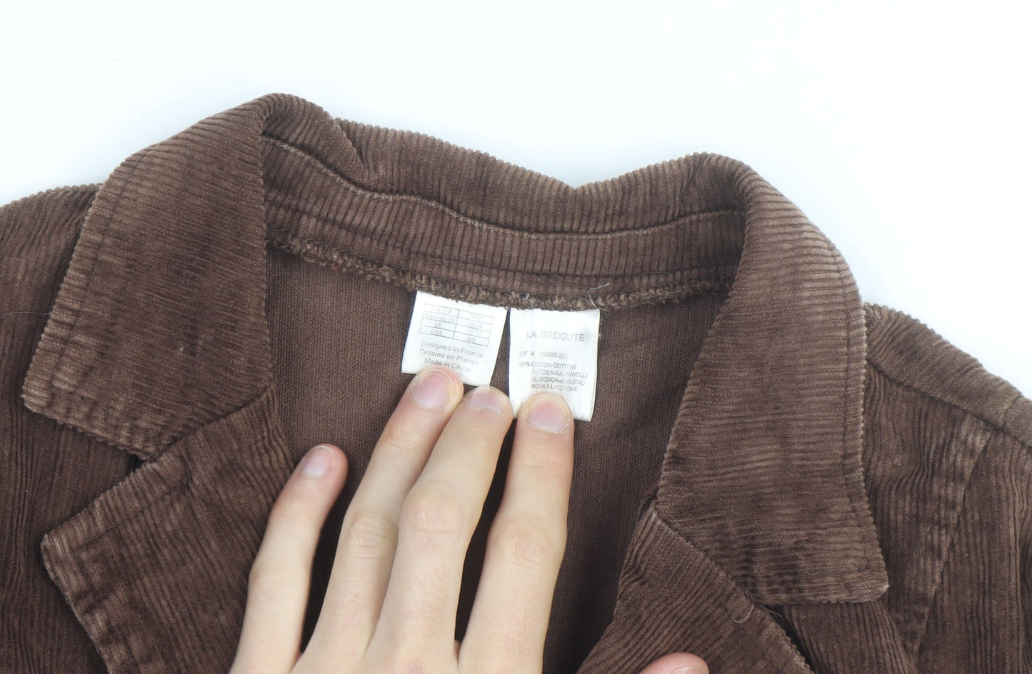 La Redoute Women’s Brown Corduroy Blazer Jacket Size 10
