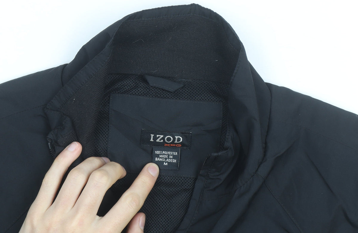 IZOD Men's Black Medium Full Zip Softshell Bodywarmer Waistcoat