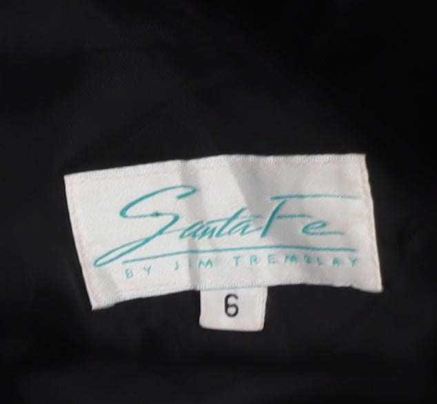 Santa Fe Women’s Black Velvet Bodycon Dress Size 10 Sweetheart Neck