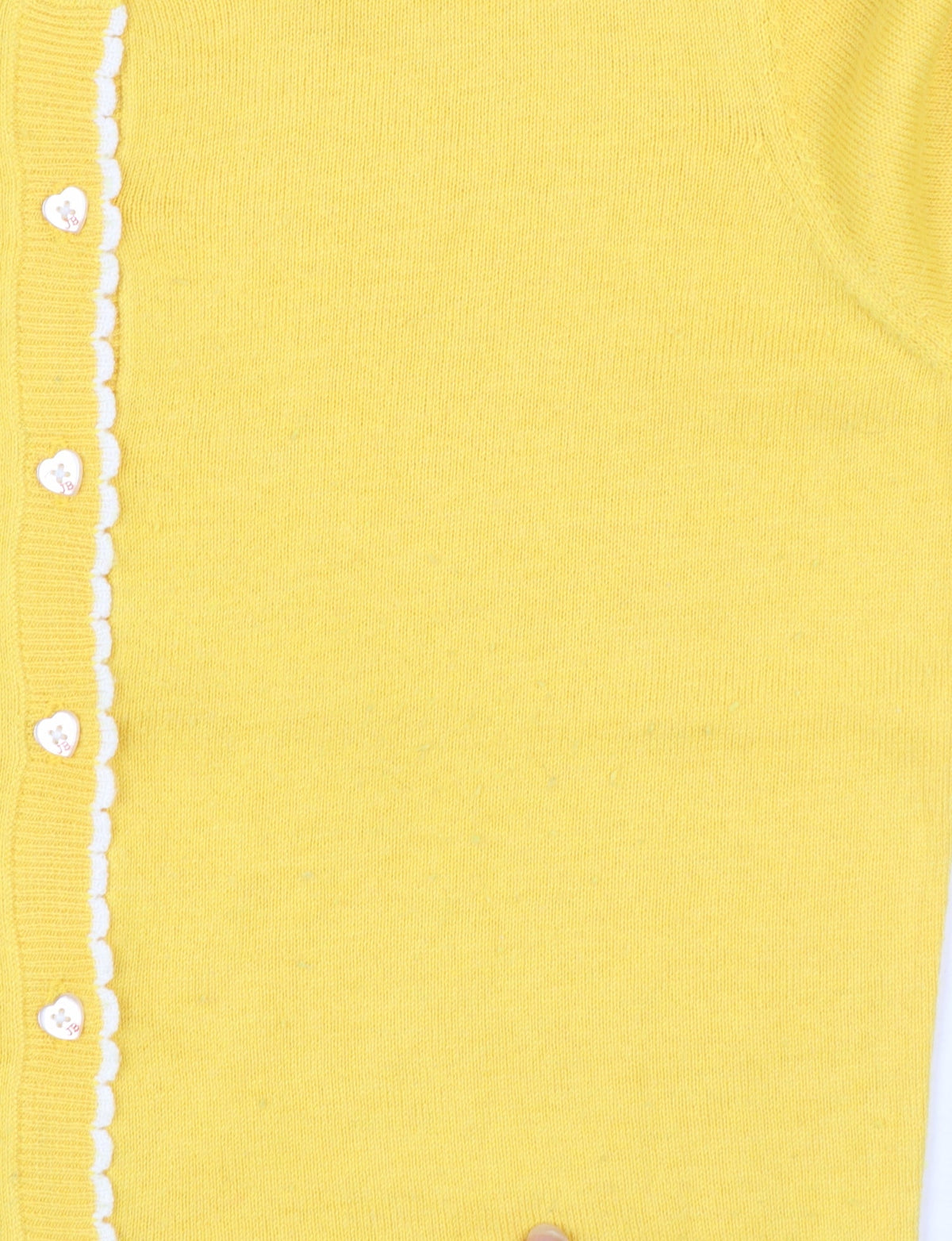 Joe Browns Women's Yellow Cardigan Size 8 Crew Neck Knit Jumper