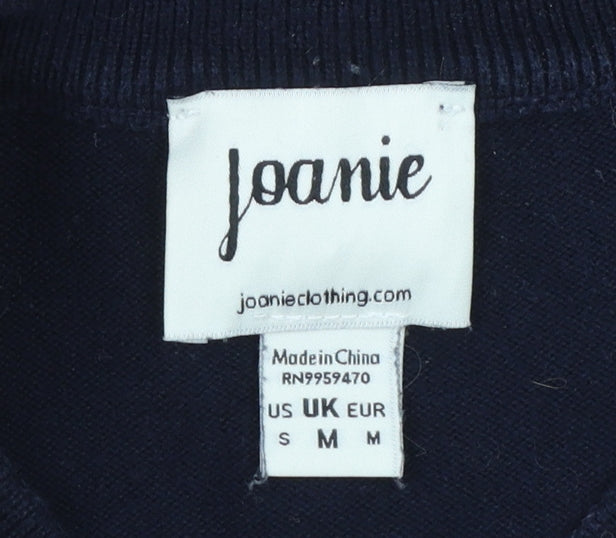 Joanie Women's Blue France 1975 Cotton Pullover Jumper Size M