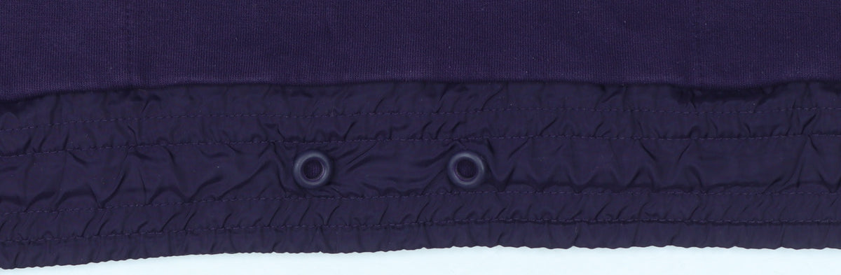 Nike Womens Purple Crew Neck Long Sleeve Pullover Sweatshirt Size S