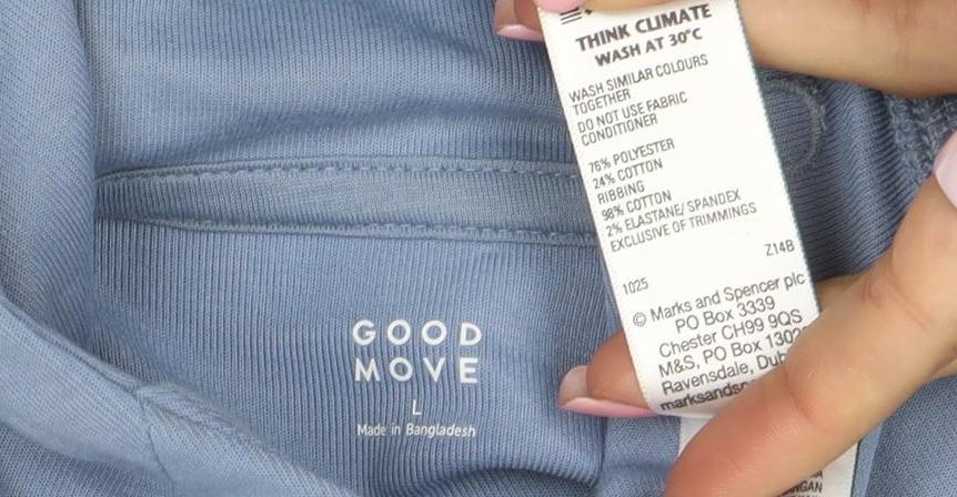 Marks & Spencer Men’s Blue Full Zip Hoodie Size L