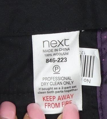 Next Signature Men’s Grey Wool Dress Pants 34S Regular Fit