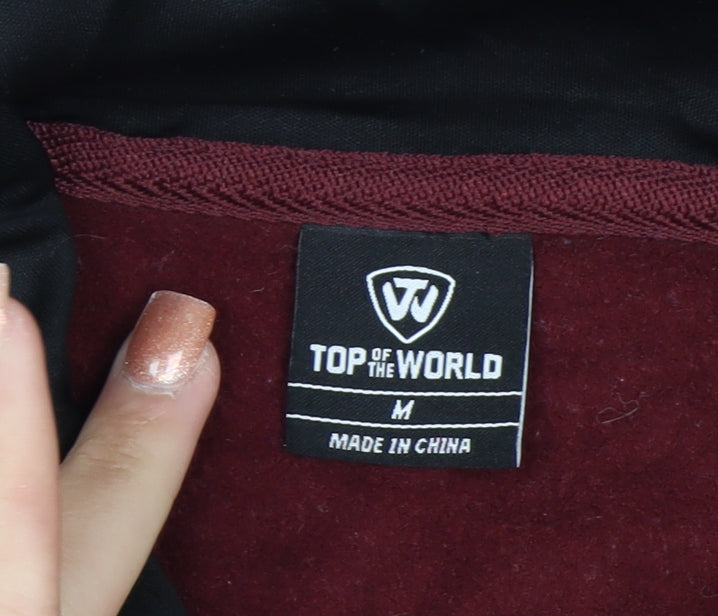 Top of the World Men’s Red Montana Pullover Hoodie Size M