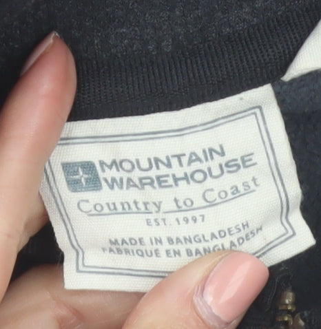 Mountain Warehouse Men's Grey 1/2 Zip Fleece Sweatshirt M