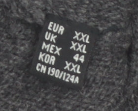 Pedro del Hierro Men's Grey Wool Button Vest 2XL Classic Knit