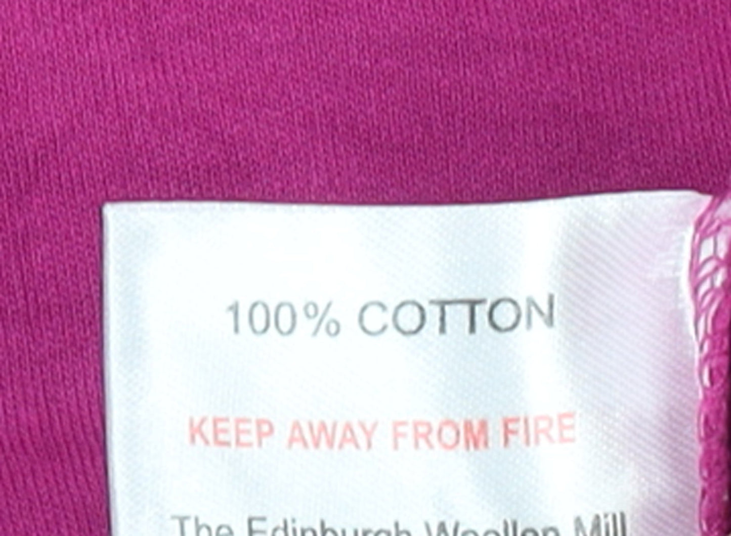 Isle Womens Pink Roll Neck Long Sleeve Cotton Top Size L 14-16
