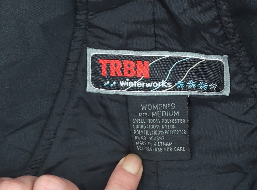 TRBN Winterworks Women's Black Snow Pants Medium Waterproof Insulated