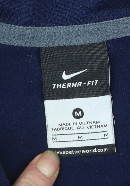 Nike Men's Blue Therma-Fit Super Bowl XLIX Pullover Hoodie Size M