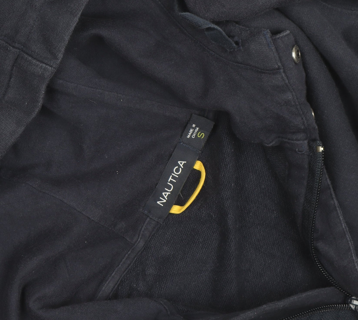 Nautica Men's Blue Pullover 1/4 Zip Hoodie Size S