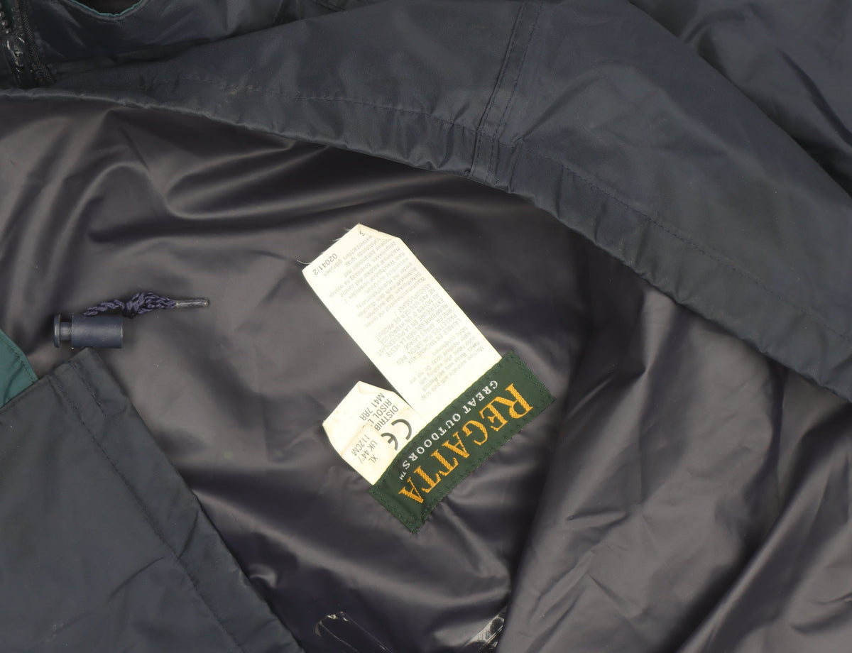Regatta Men's Blue Waterproof Windbreaker Jacket Size L
