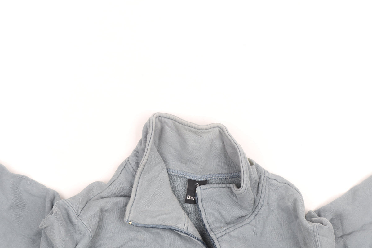 Bench Men's Blue Full Zip Fleece Sweatshirt Size L