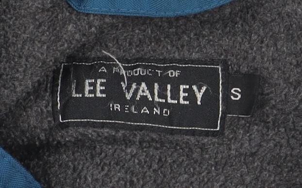 Lee Valley Mens Blue Hooded Waterproof Jacket Size S