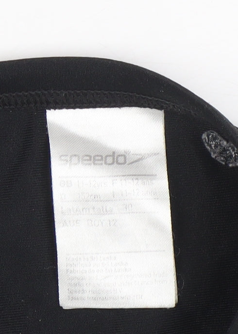 Speedo Boys Black Endurance+ Jammer Swim Shorts Size 11-12 Years
