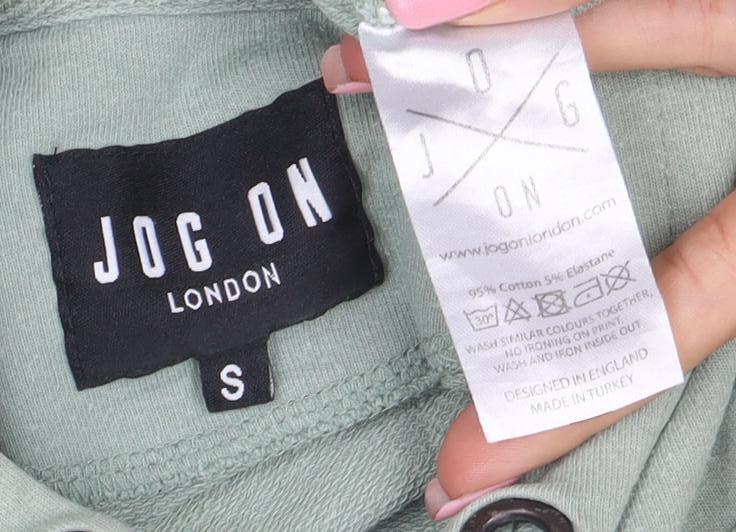 Jog On London Men's Green Pullover Hoodie Size S
