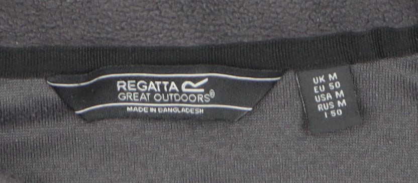 Regatta Men's Grey Fleece 1/2 Zip Pullover Sweatshirt M