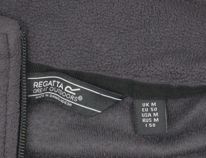 Regatta Men’s Grey Fleece 1/4 Zip Pullover Sweatshirt M Outdoor