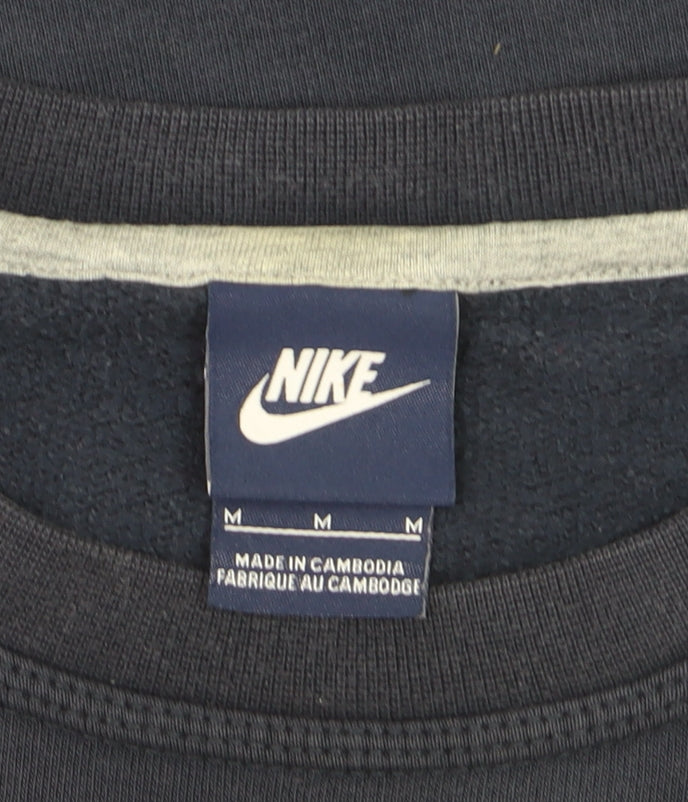 Nike Men's Blue Crew Neck Pullover Sweatshirt M