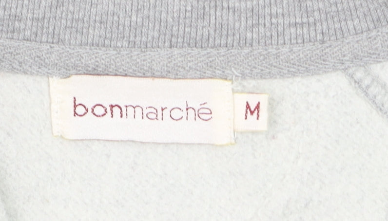 Bonmarché Men's Grey Full Zip Fleece Sweatshirt Size M