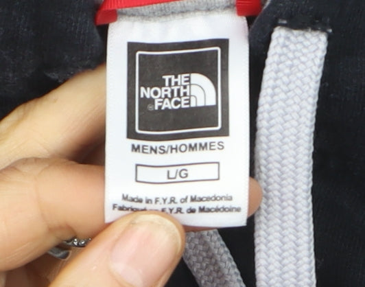 The North Face Men’s Black Large Pullover Hoodie with Logo and Kangaroo Pocket
