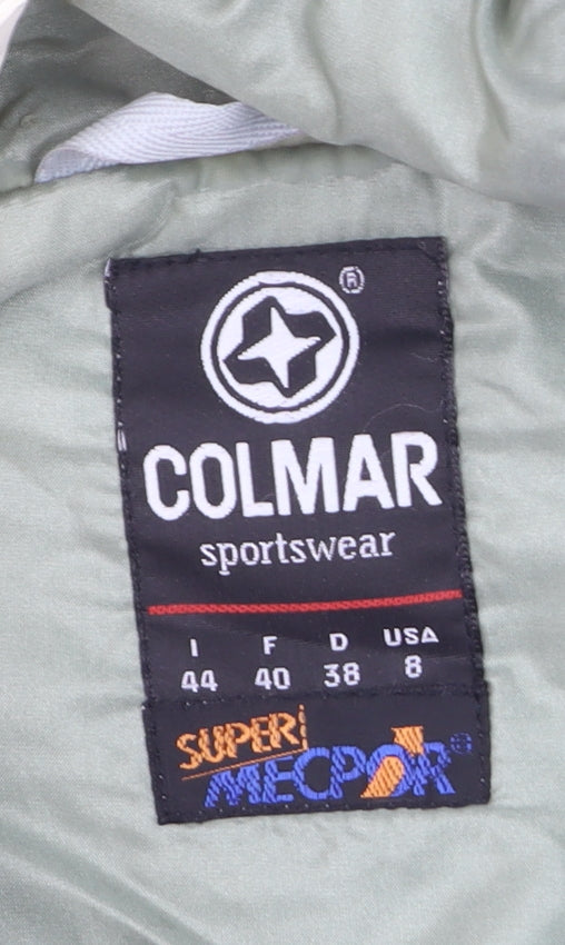 Colmar Mens Blue Green Hooded Anorak Jacket Size 38 Regular