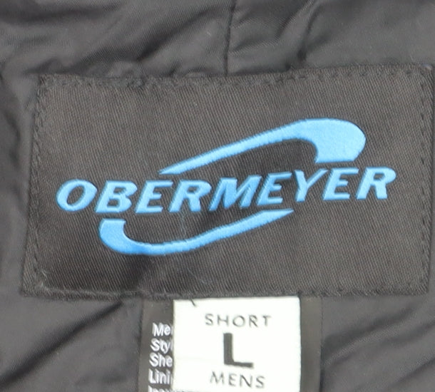 Obermeyer Mens Black L Snow Pants Ski Trousers Waterproof Insulated