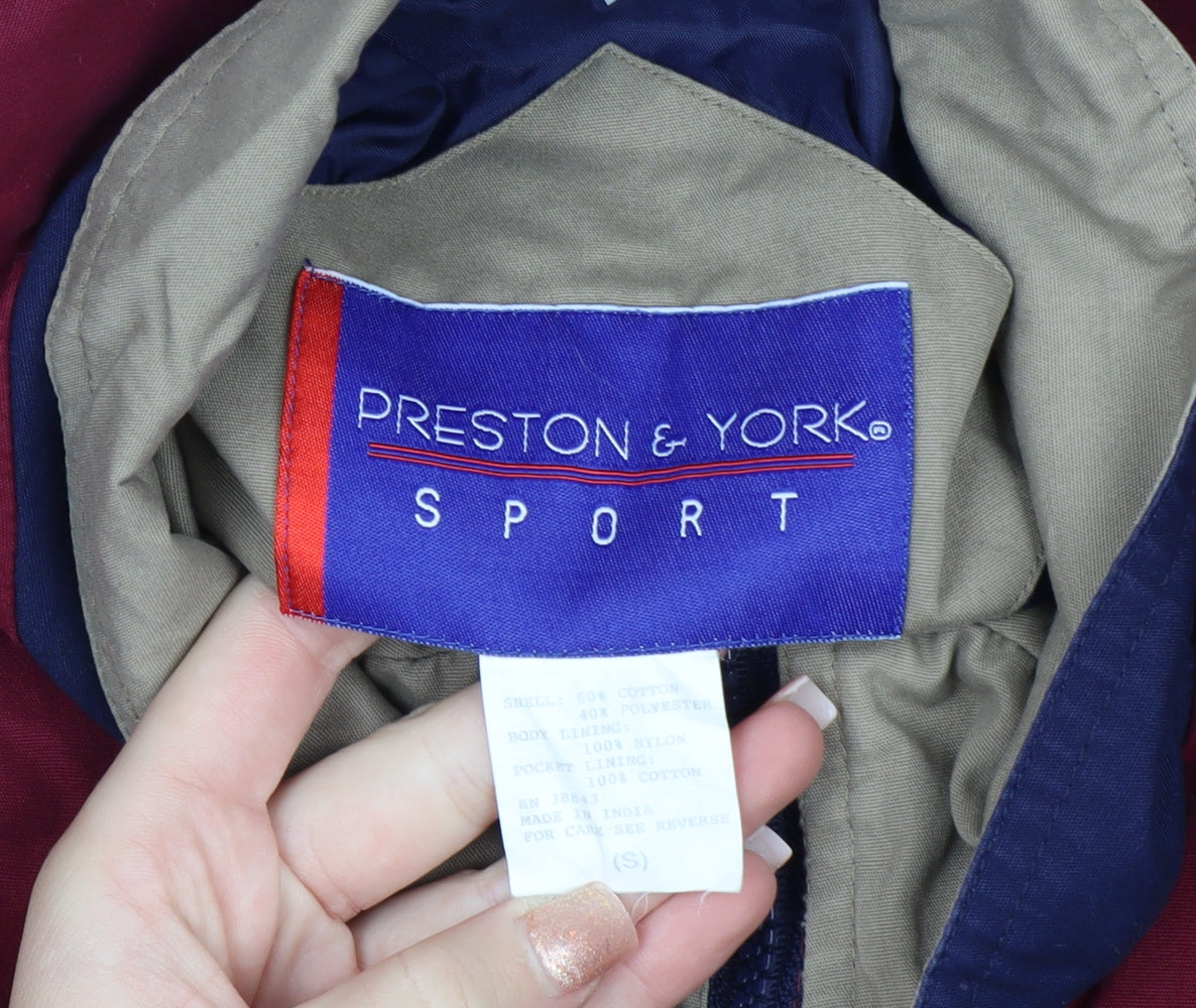 Preston & York Men's Multicoloured Anorak Jacket S Cotton Blend