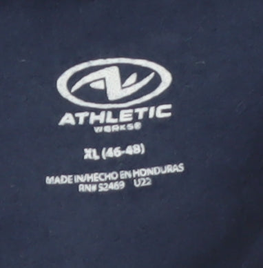 Athletic Works Mens Blue XL Pullover Hoodie Sweatshirt