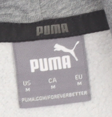 Puma Mens Grey Pullover Hoodie Regular Fit M Sportswear
