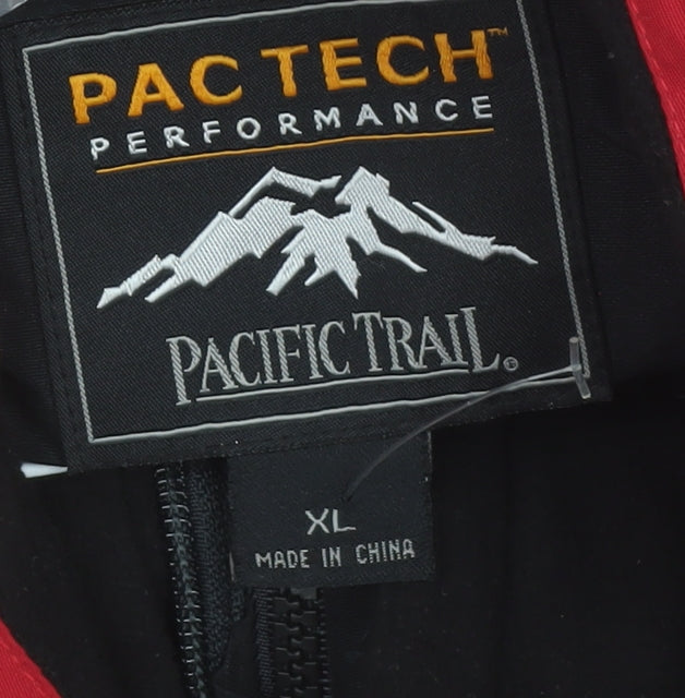 Pacific Trail Mens Red XL Waterproof Hooded Parka Jacket