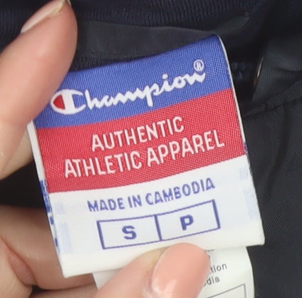 Champion Women's Blue S Hooded Windbreaker Jacket