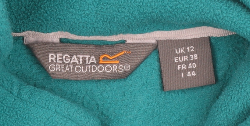 Regatta Women's Green Fleece Full Zip Jacket UK 12