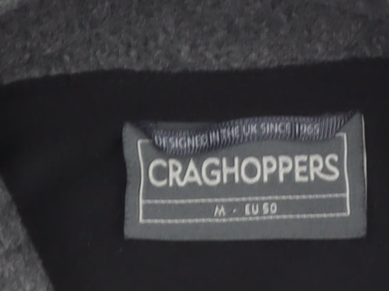 Craghoppers Men's Black Fleece 1/2 Zip Pullover Sweatshirt M