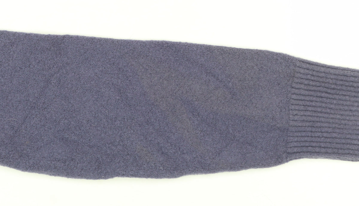 & Other Stories Women Purple XS Crew Neck Wool Blend Jumper