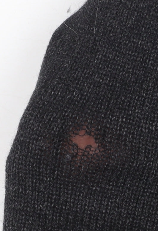 Gap Womens Black Cashmere Crew Neck Jumper XS Slim Fit