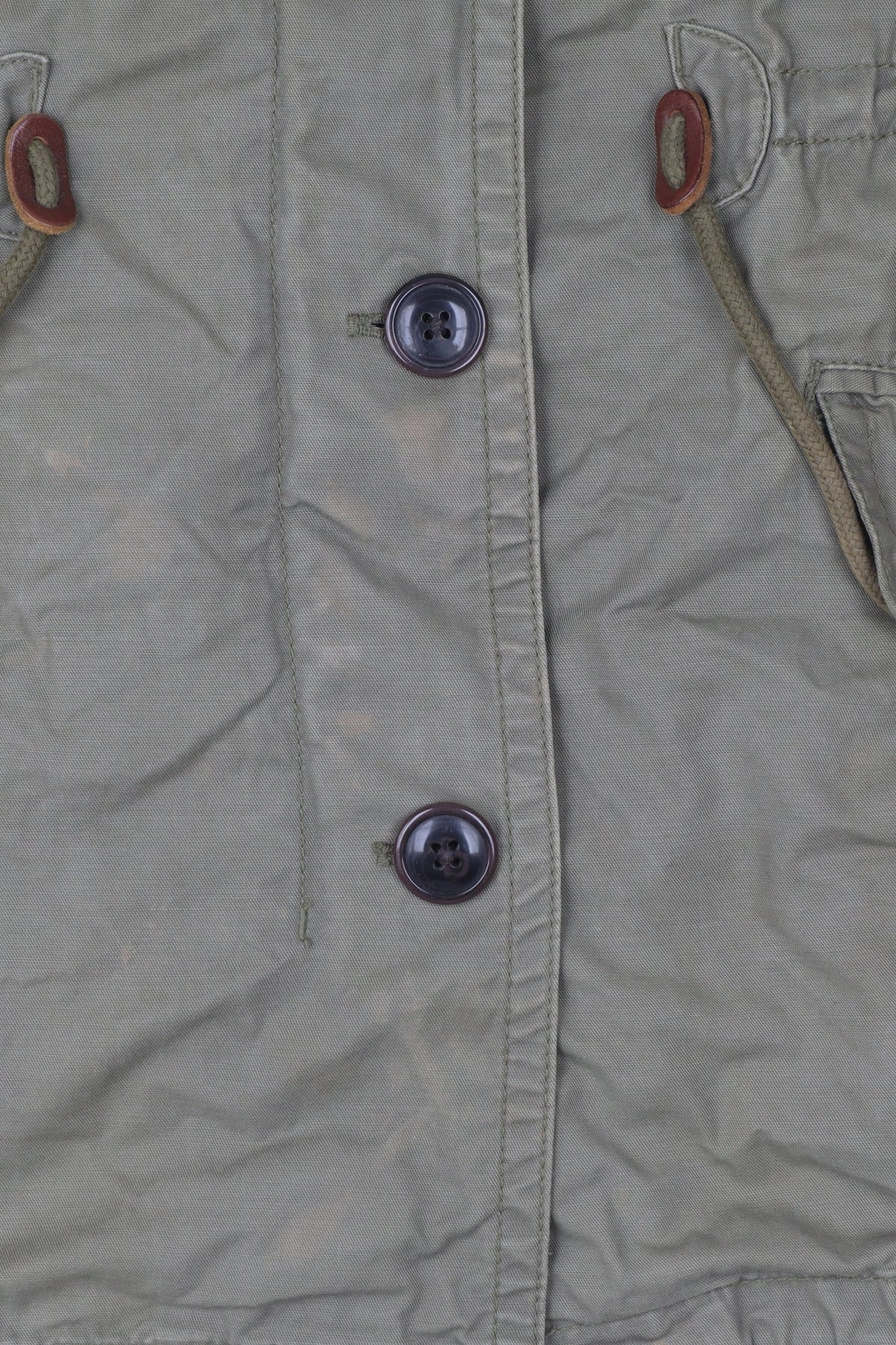 Gap Women's Green XS Hooded Fur Trim Parka Jacket