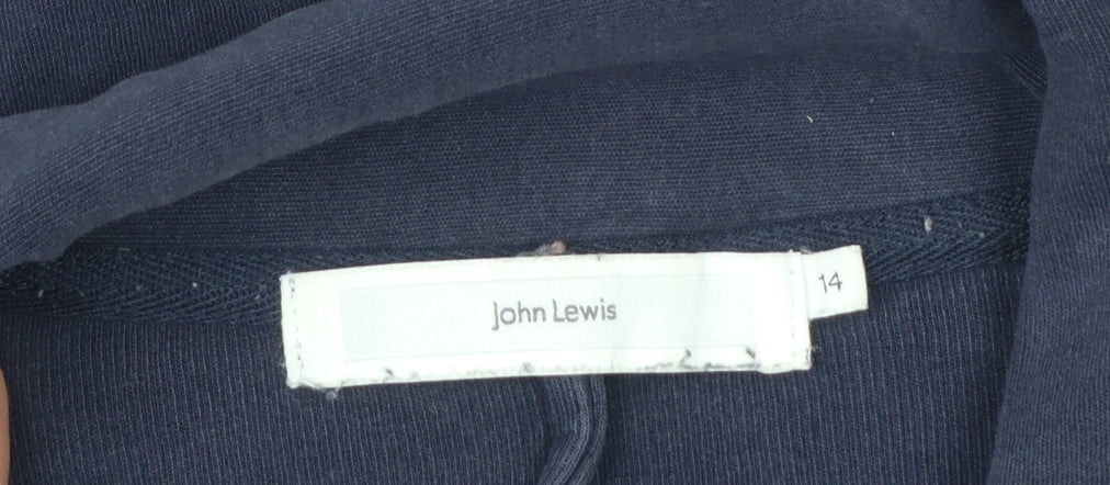 John Lewis Women Navy Blue Size 14 Classic Blazer Jacket