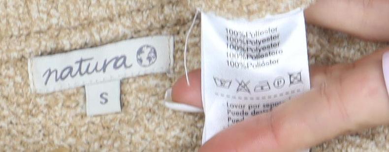 Notura Women's Beige Wool Button Cardigan Size S