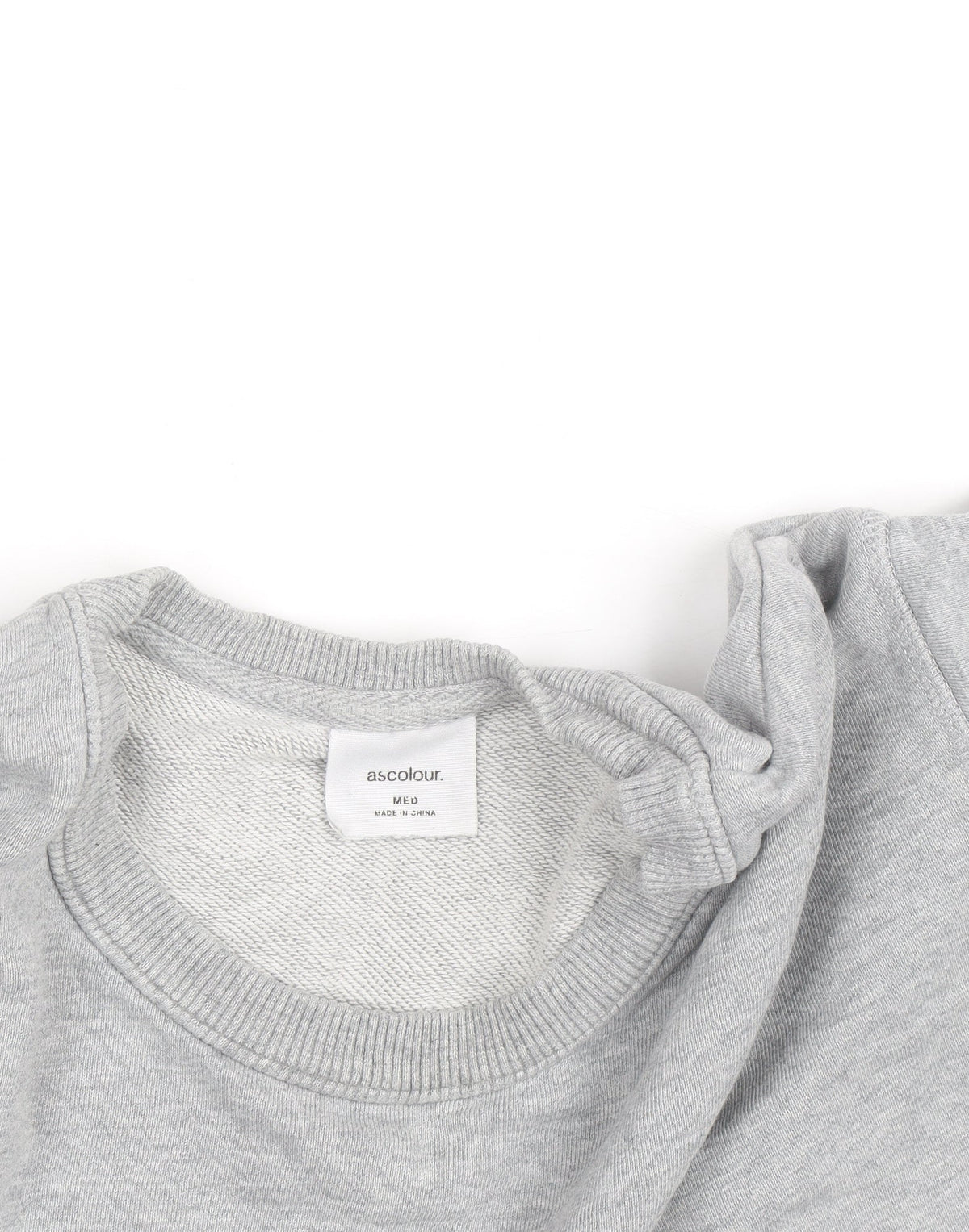 Ascolour Men's Grey Graphic Pullover Sweatshirt Medium