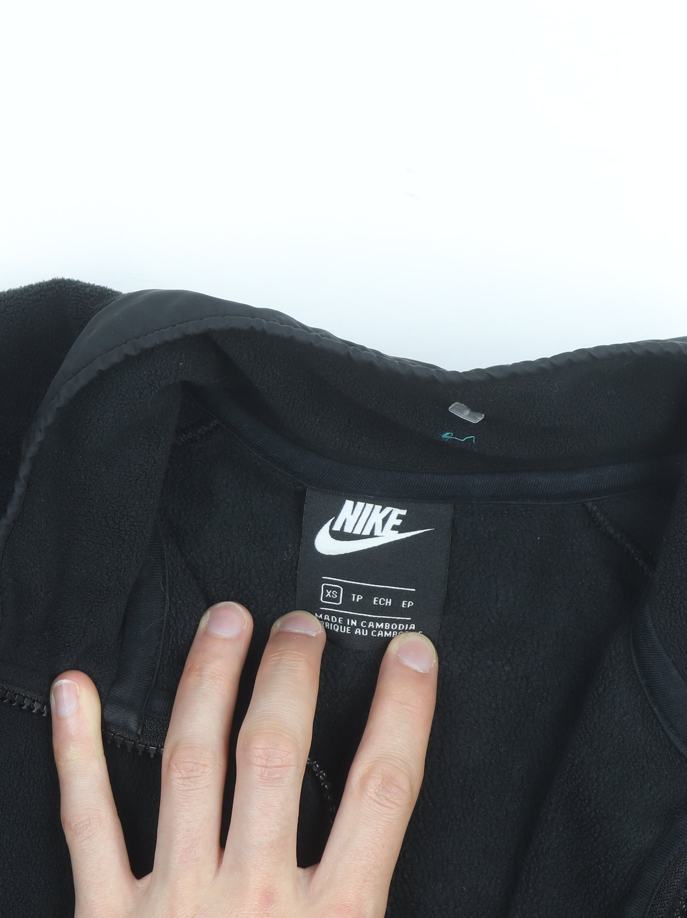 Nike Men's Black XS Fleece 1/2 Zip Pullover Sweatshirt