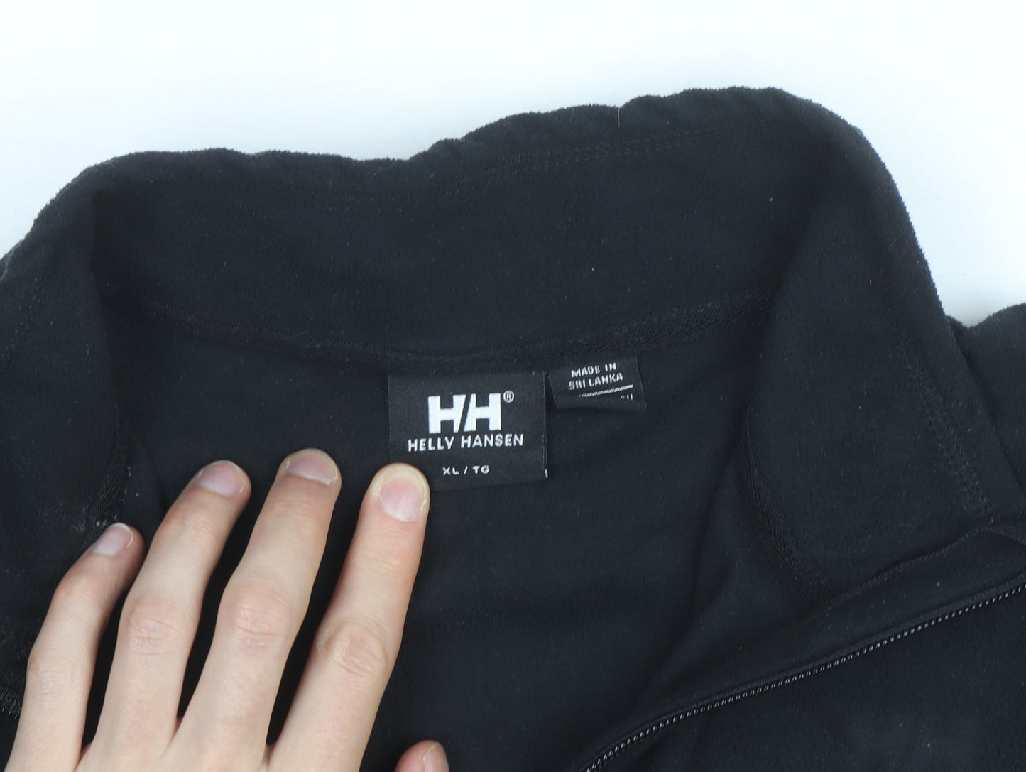 Helly Hansen Men's Black XL Full Zip Fleece Jacket
