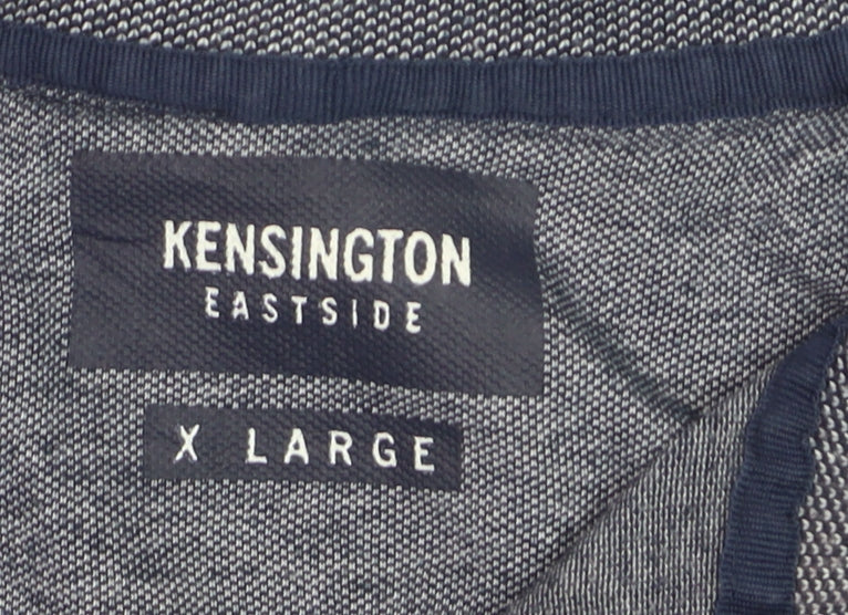 Kensington Eastside Men’s Grey Cotton Polo Shirt XL