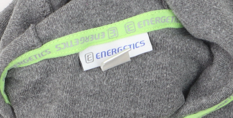 Energetics Men’s Grey Pullover Hoodie M Lightweight Sportswear