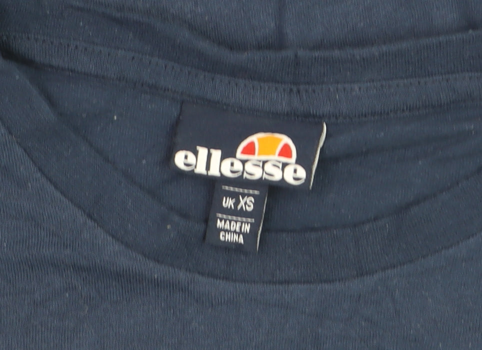 Ellesse Men's Blue XS Logo Graphic Cotton T-Shirt