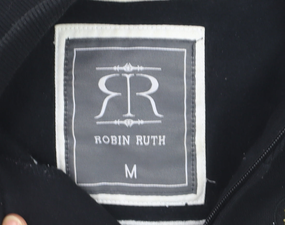 Robin Ruth Men's Black Full Zip Berlin Sweatshirt Size M