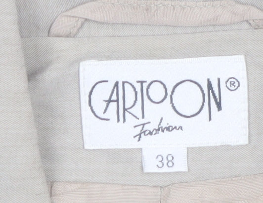 Cartoon Women's Beige Single-Breasted Tailored Jacket Size 10