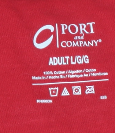 Port and Company Men's Red Arizona ZonaZoo Graphic T-Shirt L