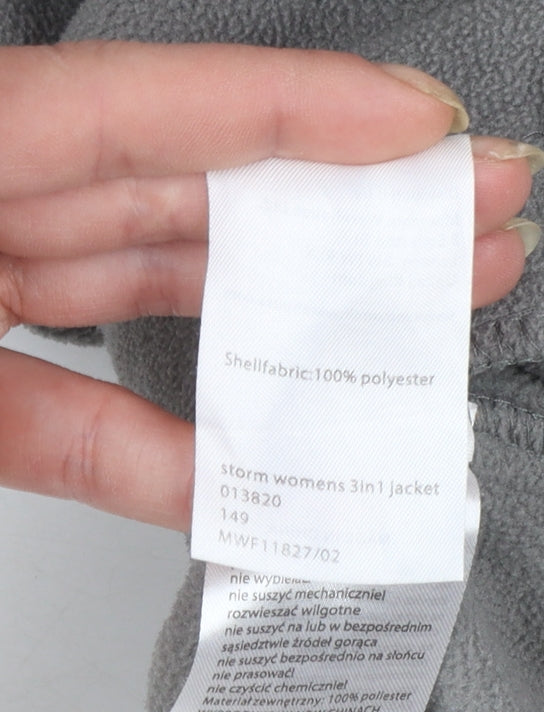Mountain Warehouse Women’s Grey Fleece 3-in-1 Jacket Size 18